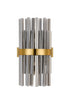 Kade Wall Light Brass - Smoked Glass